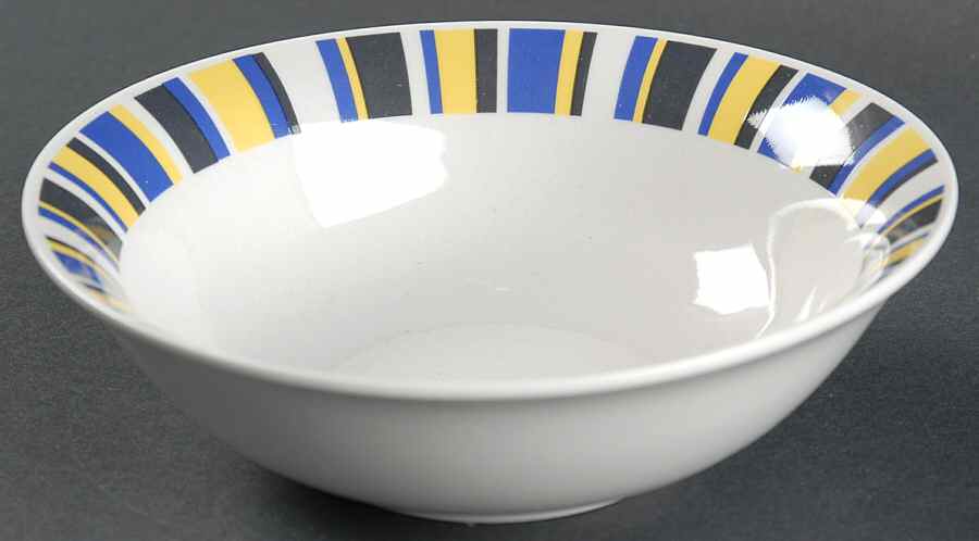 Hampton Stripe Fruit/Cereal Bowl by Oneida-1