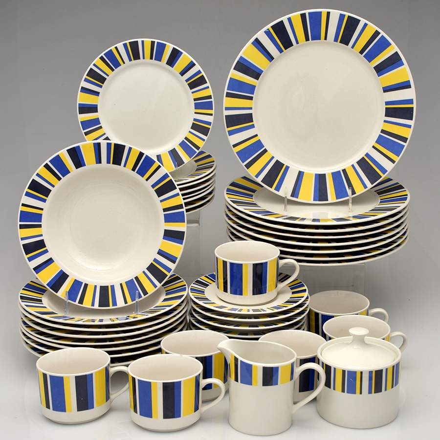 Hampton Stripe 53 Piece Set by Oneida-1