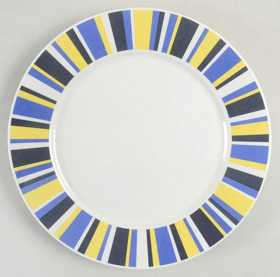 Hampton Stripe 12" Chop Plate (Round Platter) by Oneida-1