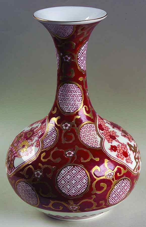 GIM11 8" Vase by Gold Imari-1