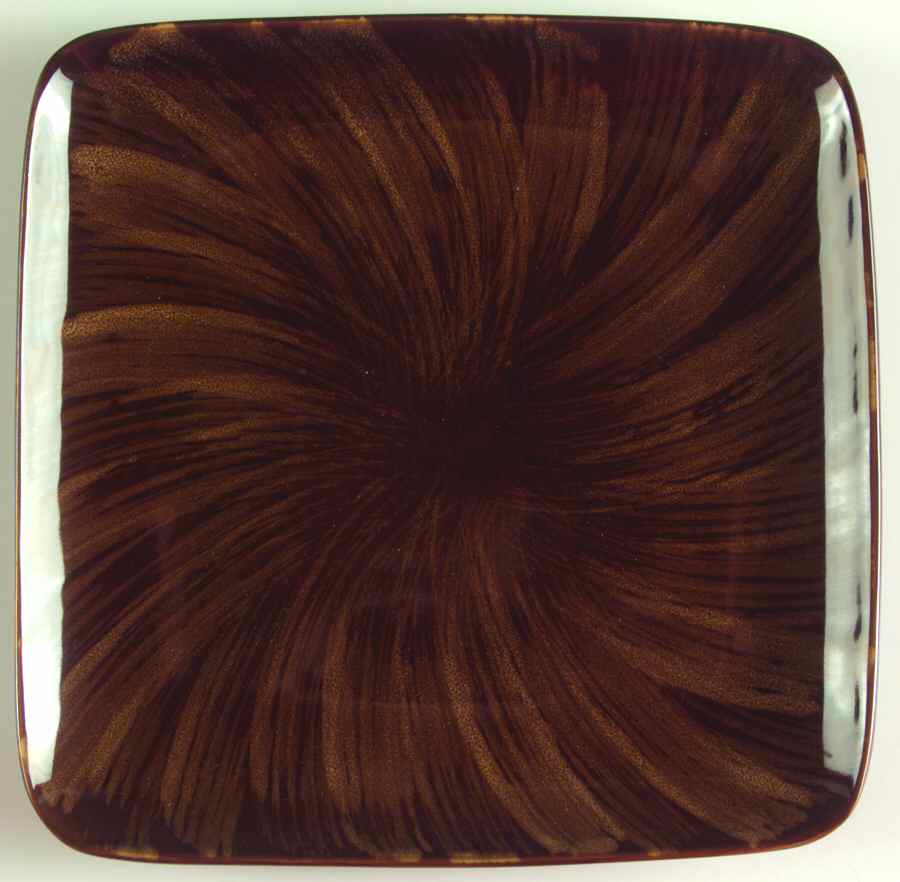 Horizon Swirl Square Salad/Dessert Plate by Oneida-1