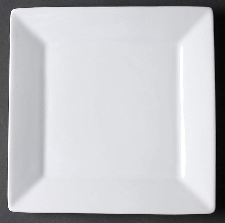 Whiteware Hard Square Salad/Dessert Plate by Oneida-1