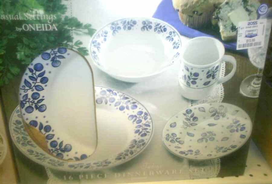 Indigo Dinner Plate by Oneida-1