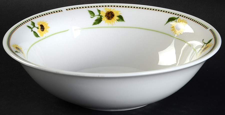 Sunny Flowers Coupe Cereal Bowl by Oneida-1