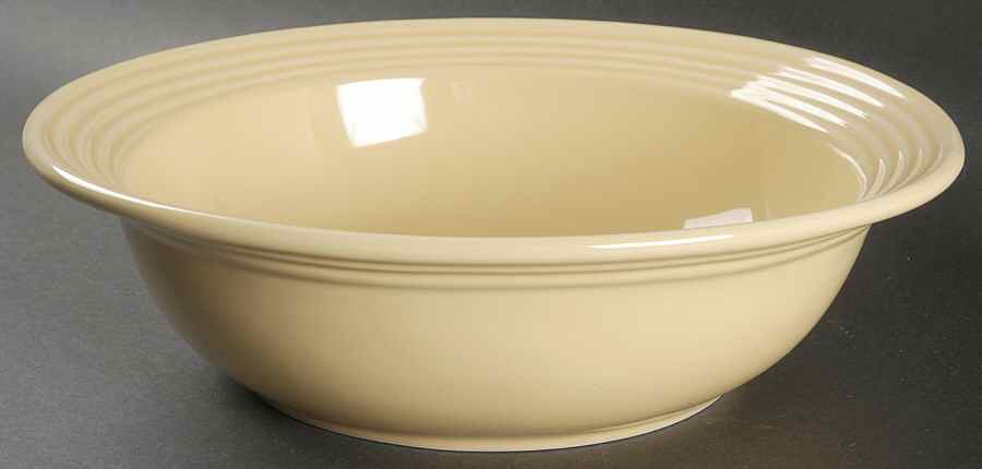 Culinaria Pound Cake (Light Yellow) 11" Oval Vegetable Bowl by Oneida-1