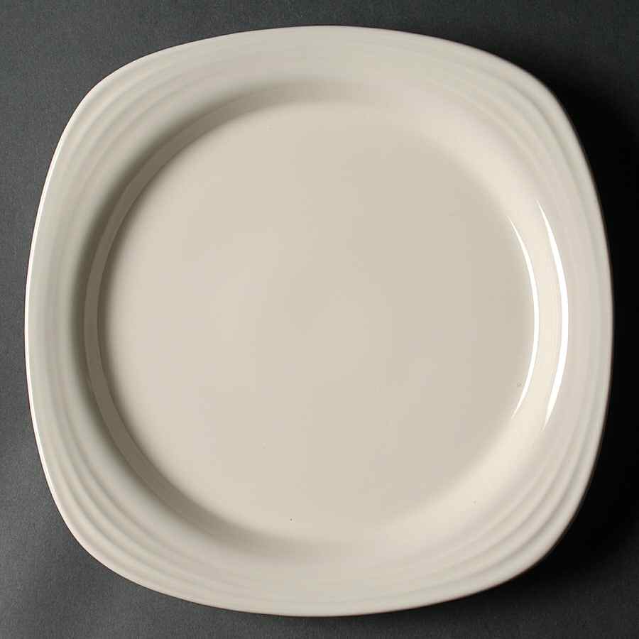 Culinaria A la Mode (Cream) Square Dinner Plate by Oneida-1
