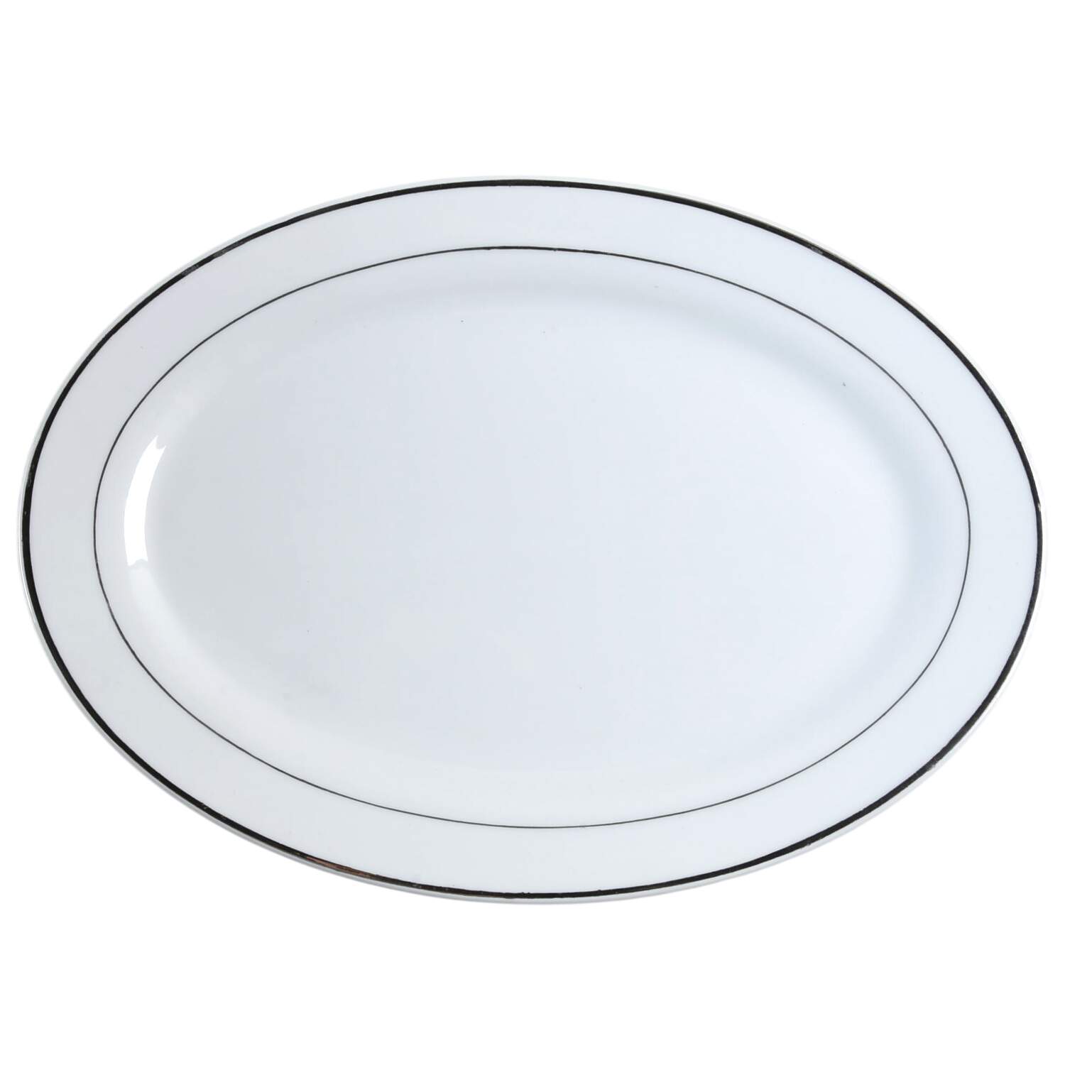 Splendid Platinum 11" Oval Serving Platter by Oneida-1