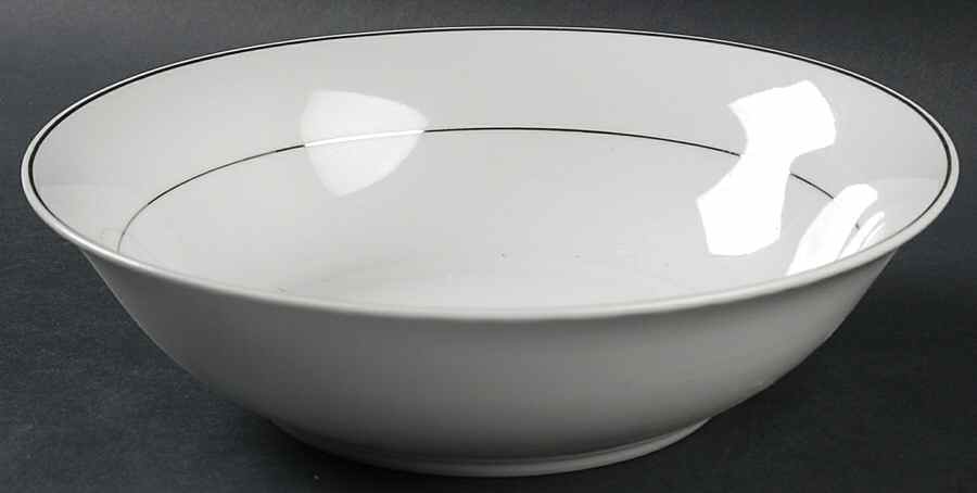 Splendid Platinum 9" Round Vegetable Bowl by Oneida-1