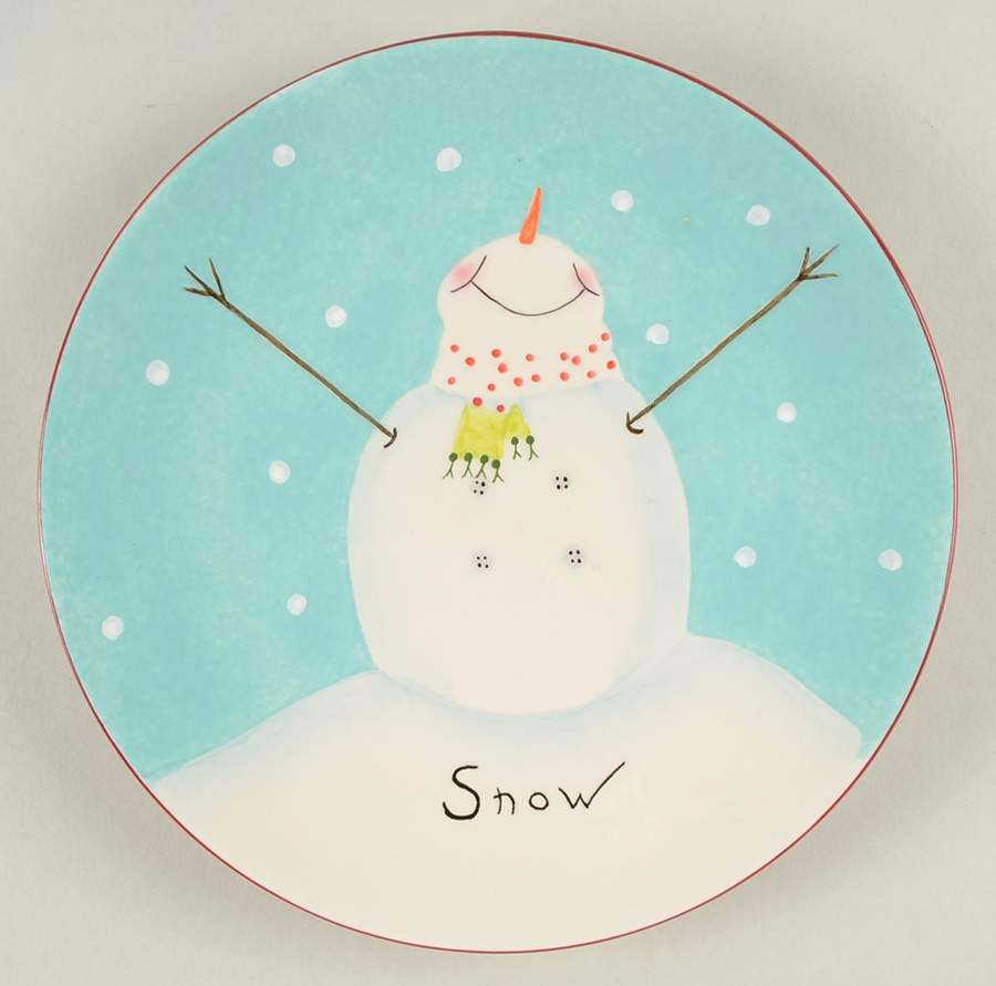 Merry Friends Salad Plate by Oneida-1