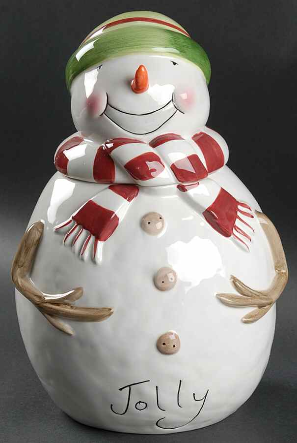 Merry Friends Figural Cookie Jar & Lid by Oneida-1