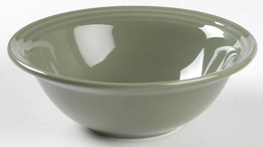 Culinaria Tarragon (Green) Soup/Cereal Bowl by Oneida-1