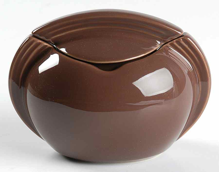 Culinaria Cocoa (Brown) Sugar Bowl & Lid by Oneida-1