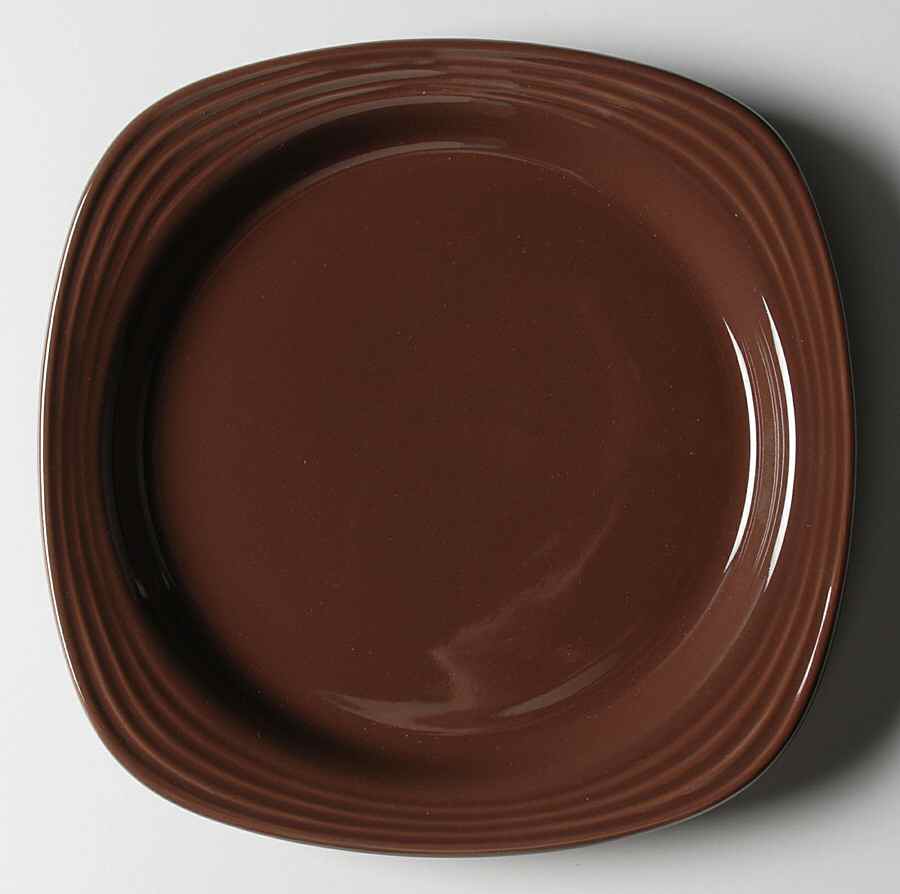 Culinaria Cocoa (Brown) Square Salad Plate by Oneida-1