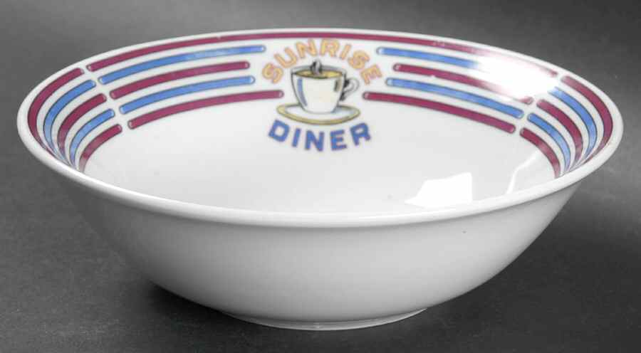 Sunrise Diner Coupe Cereal Bowl by Oneida-1