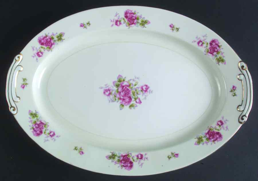 ORI12 16" Oval Serving Platter by Orion (Japan)-1