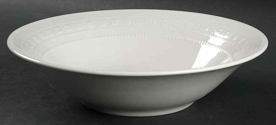 Dotted Squares 9" Round Vegetable Bowl by Oneida-1