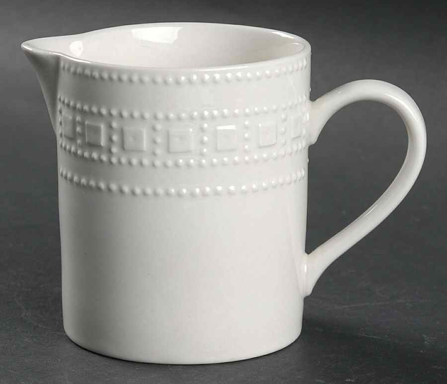 Dotted Squares Creamer by Oneida-1