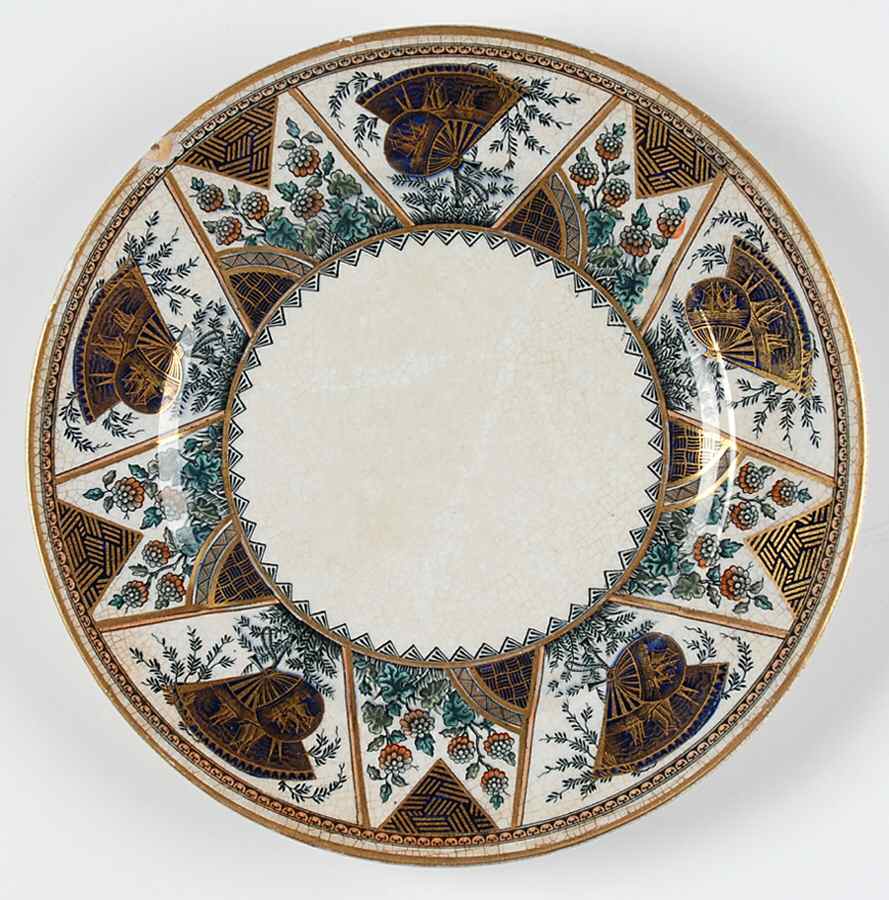 Brighton Multicolor Luncheon Plate by Old Hall-1