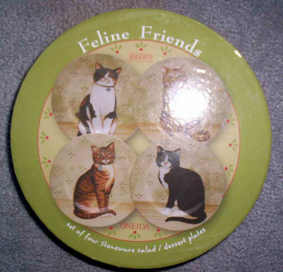 Feline Friends Salad Plate by Oneida-1