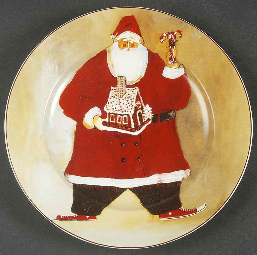 Super Size Santa Salad Plate by Oneida-1