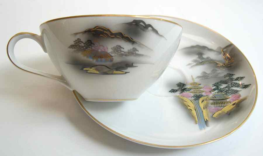 OHN3 Flat Cup & Saucer Set by Ohno & Son-1