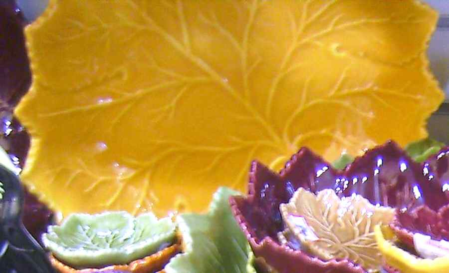 OLE7 Leaf Shaped Platter by Olfaire-1