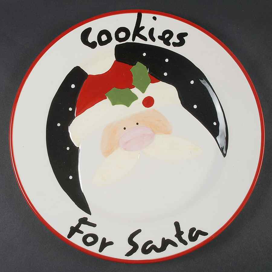 Christmas Cut Outs 12" Round Cookies for Santa Platter by Oneida-1