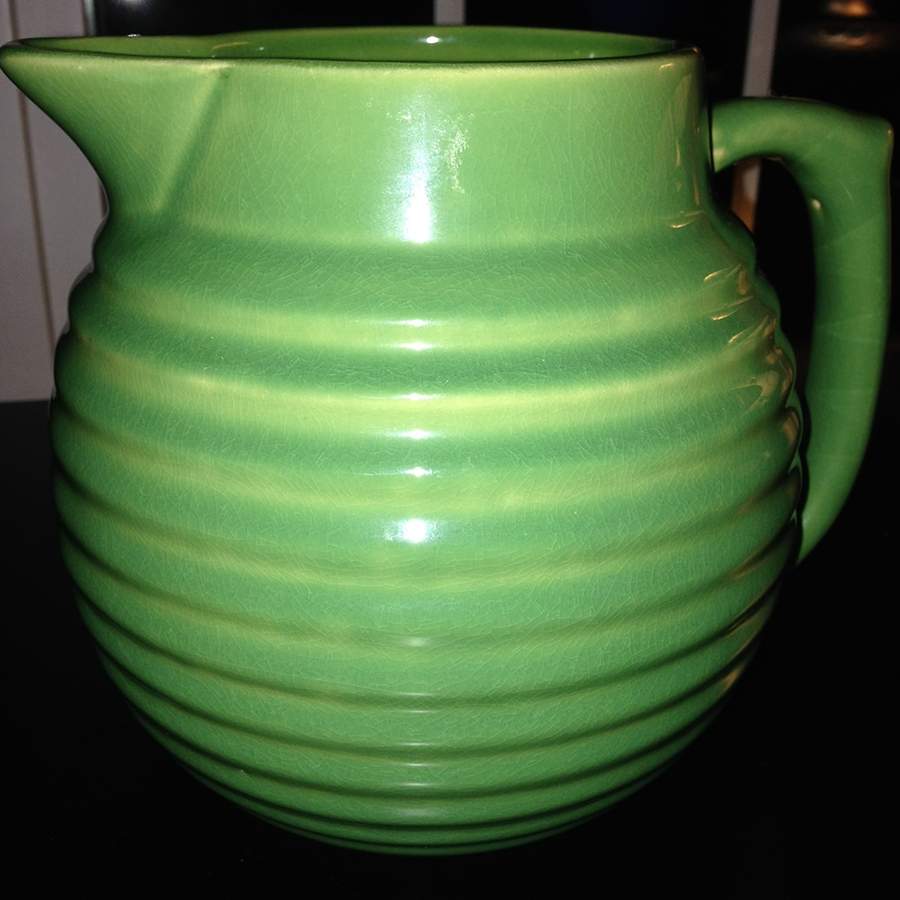 Yellow Ware 67 Oz Pitcher by Over And Back-1