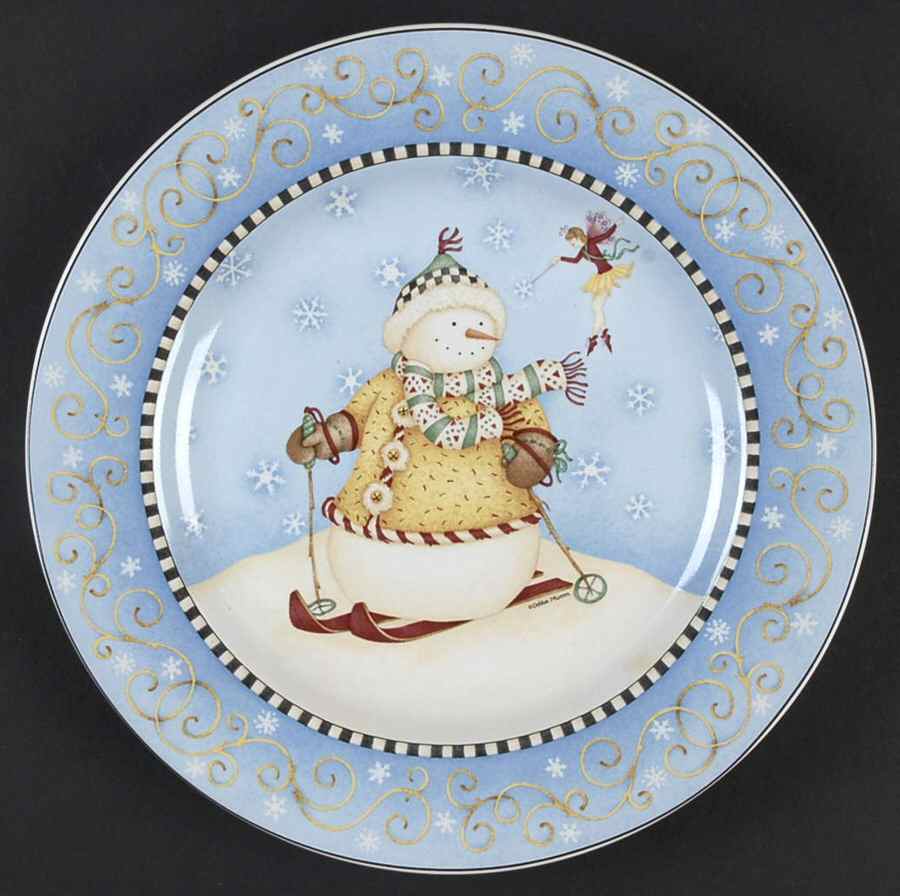 Snow Fairies Salad Plate by Oneida-1