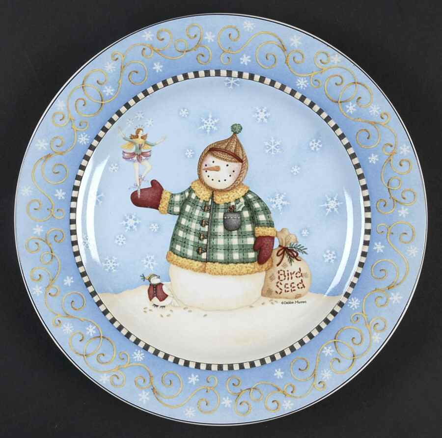 Snow Fairies Salad Plate by Oneida-1
