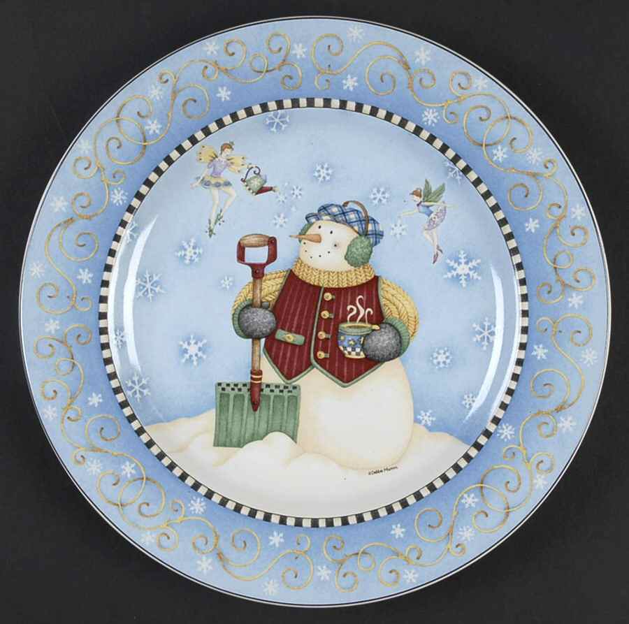 Snow Fairies Salad Plate by Oneida-1