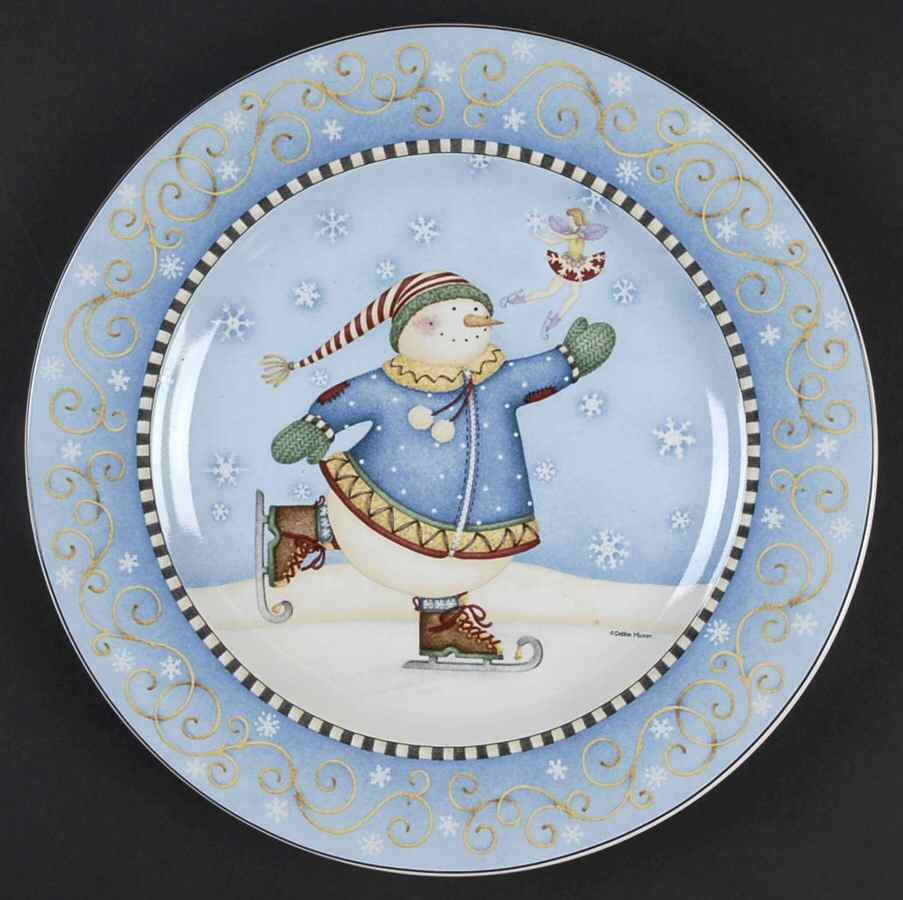 Snow Fairies Salad Plate by Oneida-1