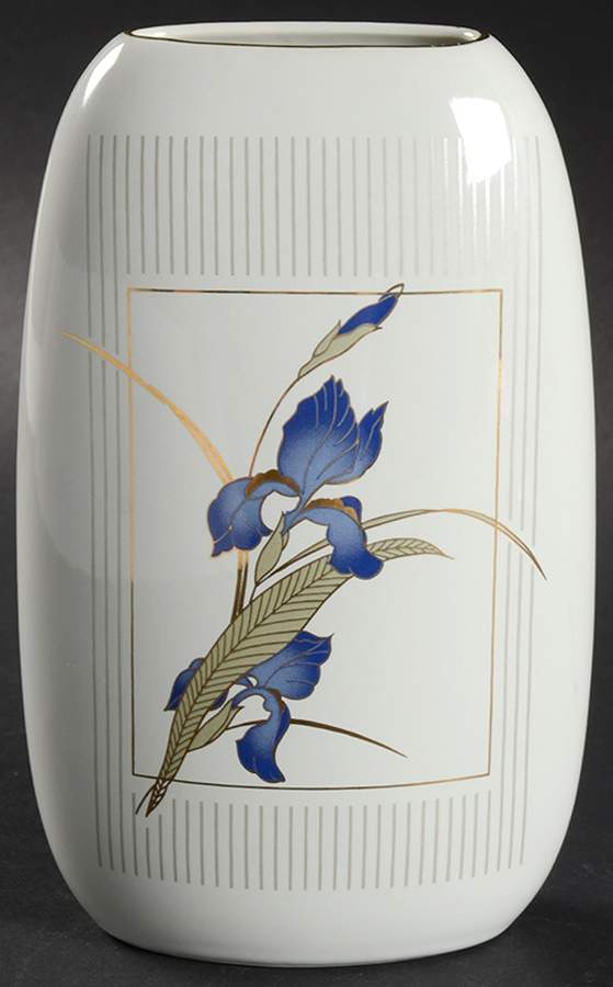 Grand Iris 7" Vase by Otagiri-1