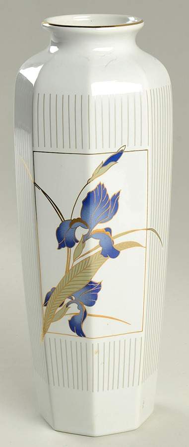 Grand Iris 10" Vase by Otagiri-1