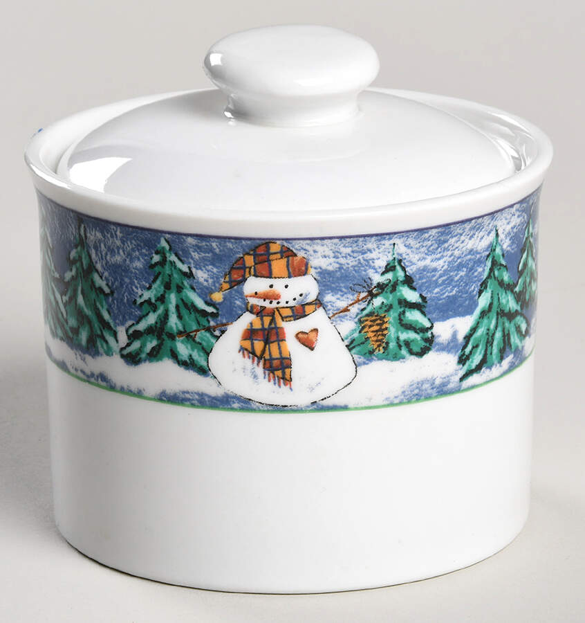 Frosty Friends Sugar Bowl & Lid by Oneida-1