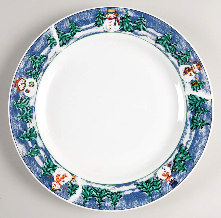 Frosty Friends 12" Chop Plate (Round Platter) by Oneida-1