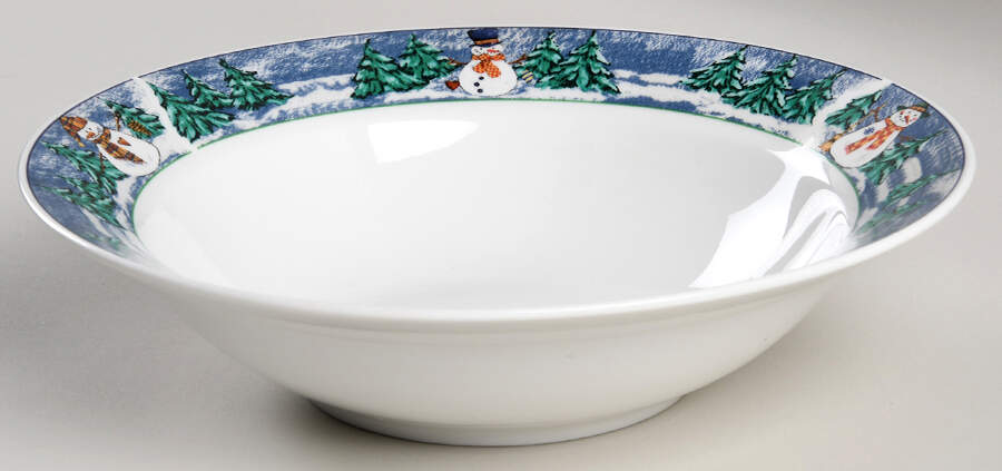 Frosty Friends 9" Round Vegetable Bowl by Oneida-1