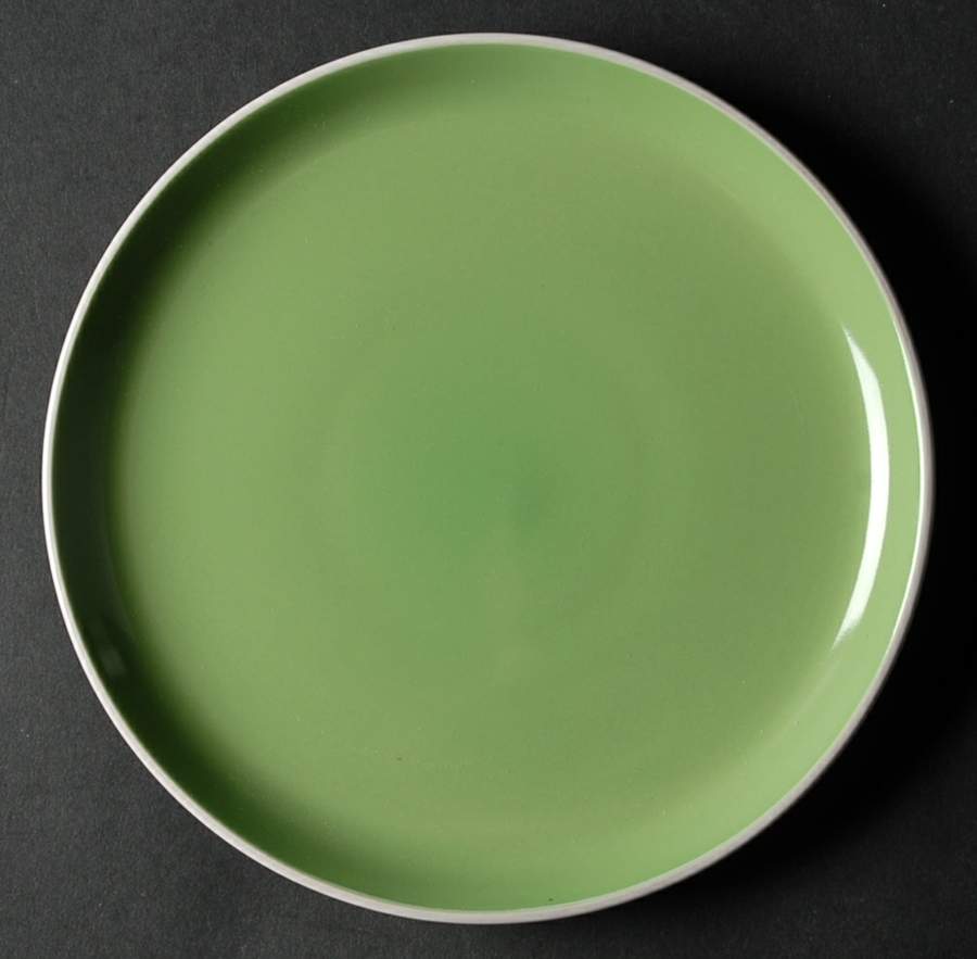 Color Burst Kiwi Green Salad Plate by Oneida-1