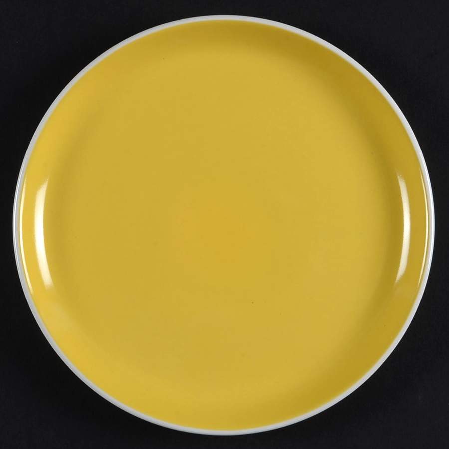 Color Burst Lemon Drop Salad Plate by Oneida-1