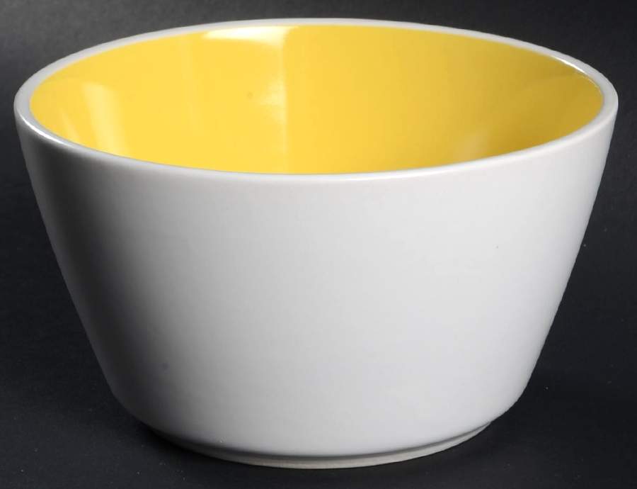 Color Burst Lemon Drop Soup/Cereal Bowl by Oneida-1
