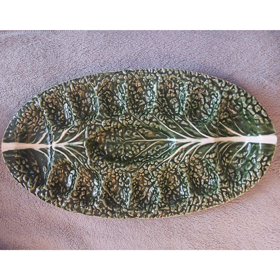 OLE12 17" Leaf Shaped Platter by Olfaire-1