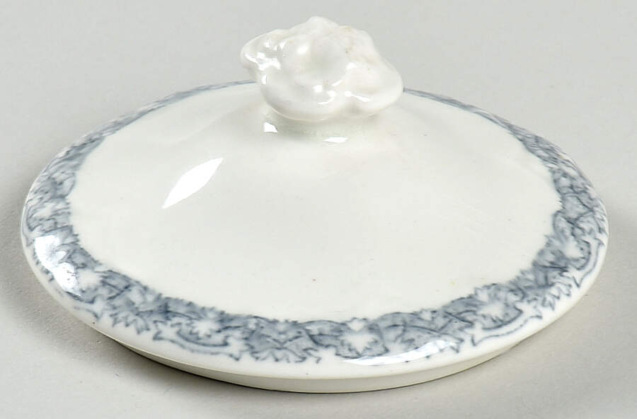 Country Side (Gray) Lid for Sugar Bowl by Old Hall-1