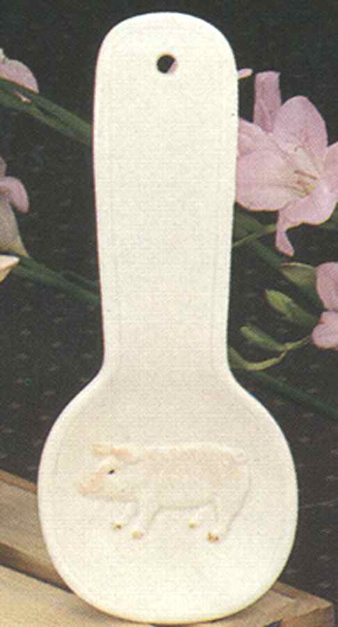 Pig Spoon Rest/Holder (Holds 1 Spoon) by Otagiri-1