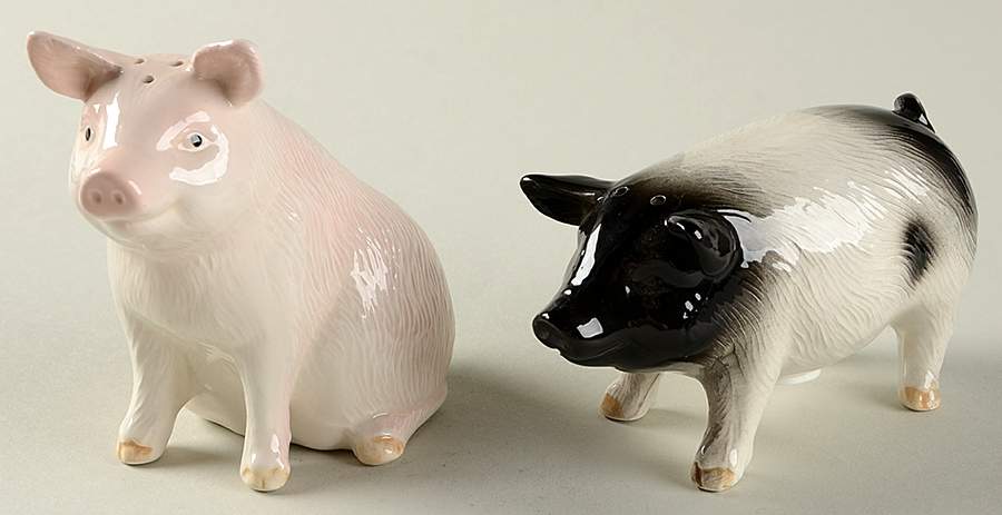 Pig Figural Salt & Pepper (SALFI1 & PEPFI) by Otagiri-1