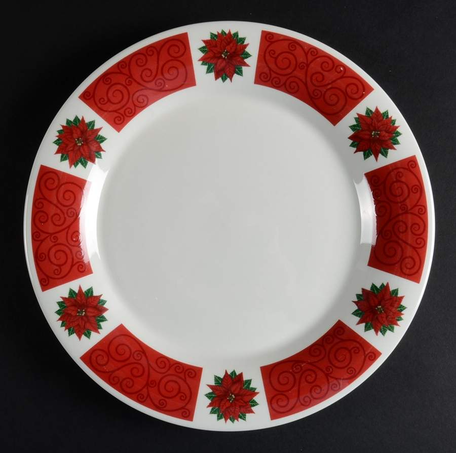 Poinsettia Dinner Plate by Oneida-1