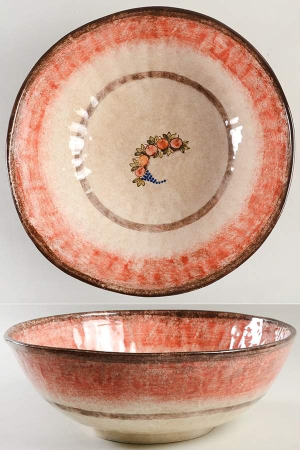 Pompeii 13" Large Salad Serving Bowl by Operanova-1