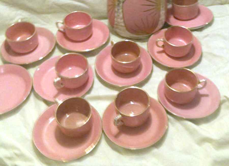 1626 Flat Cup & Saucer Set by Ott & Brewer (Etruria Co.)-1