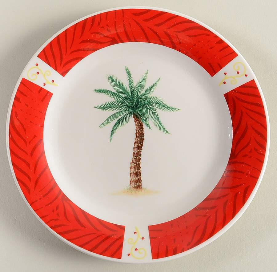 Christmas Palm Salad/Dessert Plate by Oneida-1