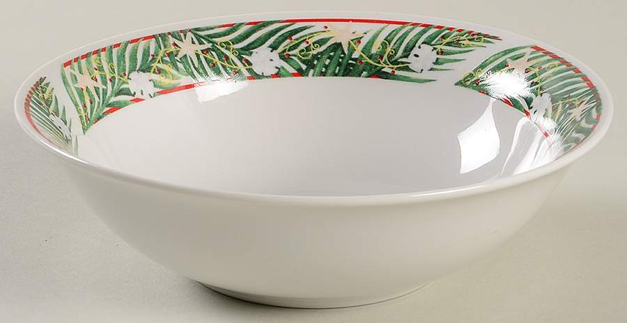Christmas Palm Soup/Cereal Bowl by Oneida-1