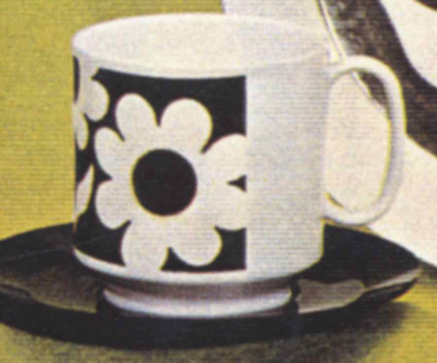Joy Footed Cup & Saucer Set by Oneida-1